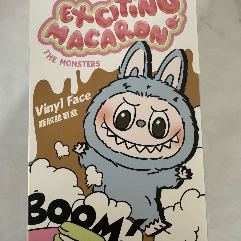 Labubu Exciting Macaron Vinyl Face Toy Sesame Bean